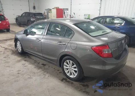 2012 Honda Civic Ex-L from USA, damaged, VIN 19XFB2F99CE047755